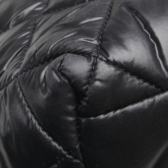 CHANEL Black Leather Logo Tote Bag - Picture 5 of 15